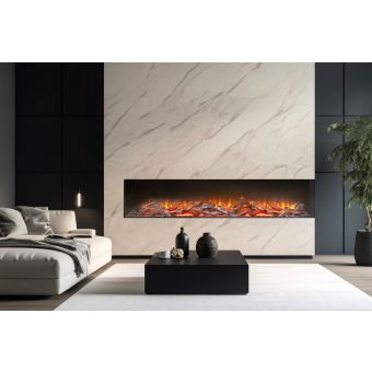 Acantha Ignis 2000 Corner View Media Wall Electric Fire