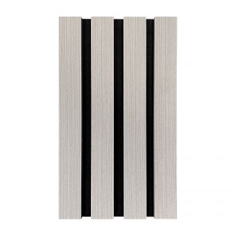 Fuse Acoustic Wooden Wall Panel Sample in Grey Oak