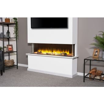 Adam Sahara Panoramic Media Wall Electric Fire, 51 Inch