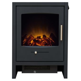 Adam Bergen Electric Stove in Charcoal Grey