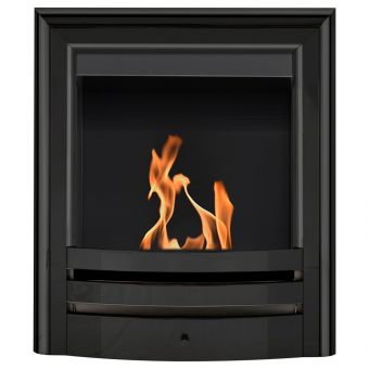 Acantha Vela Bio Ethanol Fire in Black Nickel