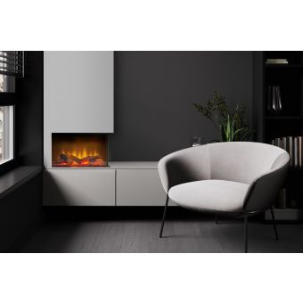 Acantha Aspire 50 Corner View Media Wall Electric fire