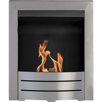 Adam Colorado Bio Ethanol Fire in Brushed Steel