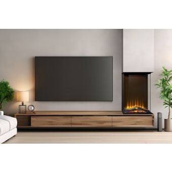 Acantha Aspire 50 Portrait Panoramic Media Wall Electric Fire