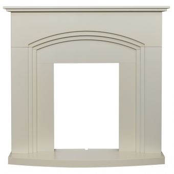 Adam Truro Fireplace in Cream, 41 Inch