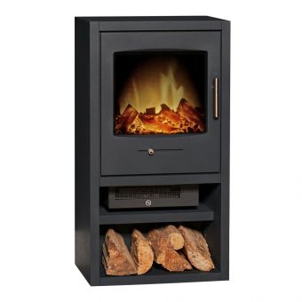Adam Bergen XL Electric Stove in Charcoal Grey