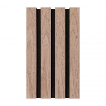 Fuse Acoustic Wooden Wall Panel Sample in Walnut Effect