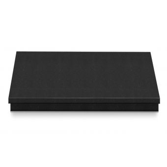 Adam Black Granite Stone Hearth, 48 Inch