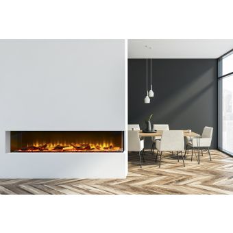 Acantha Aspire 150 Corner View Media Wall Electric fire