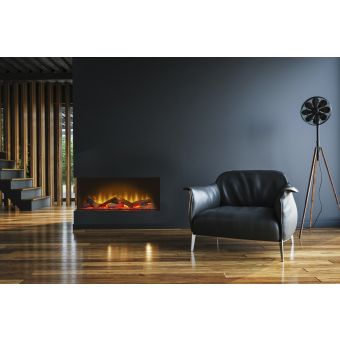 Acantha Aspire 75 Corner View Media Wall Electric fire