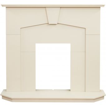 Adam Abbey Fireplace in Stone Effect, 48 Inch